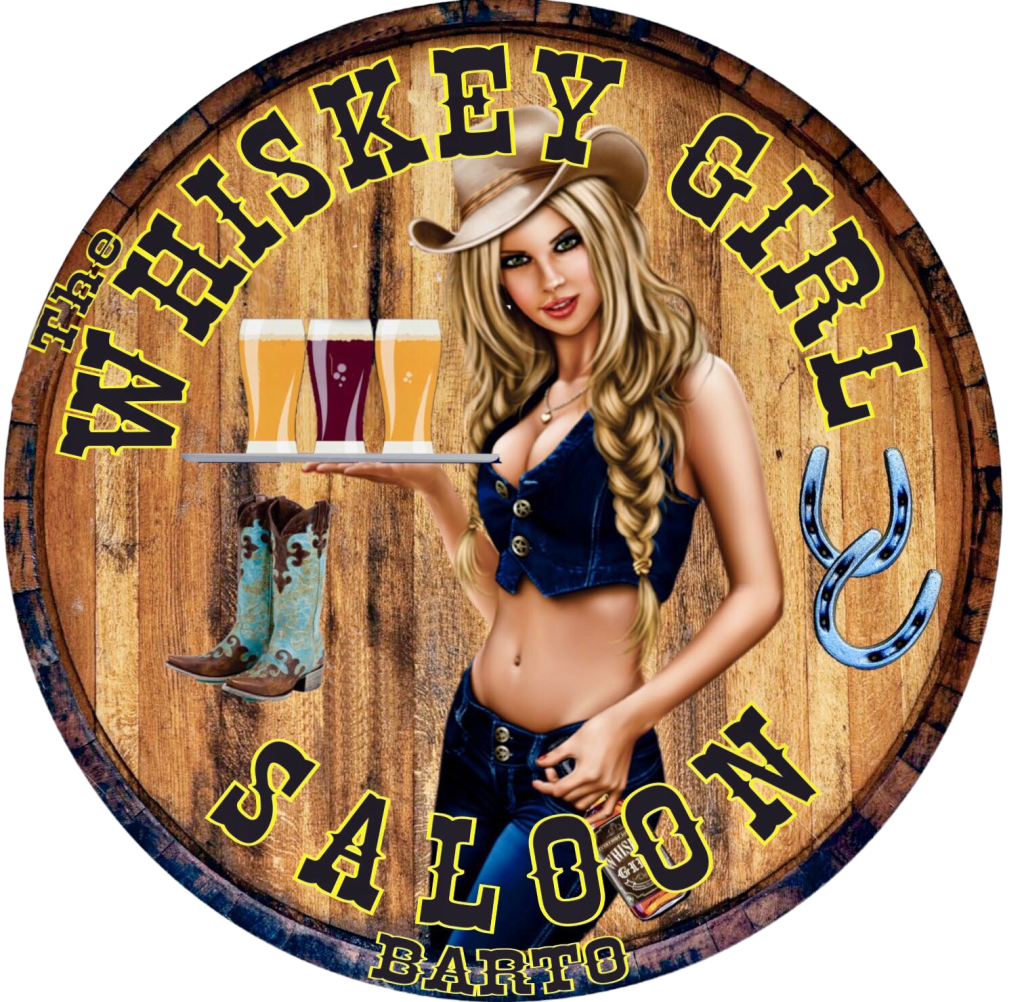 The whiskey girl saloon logo